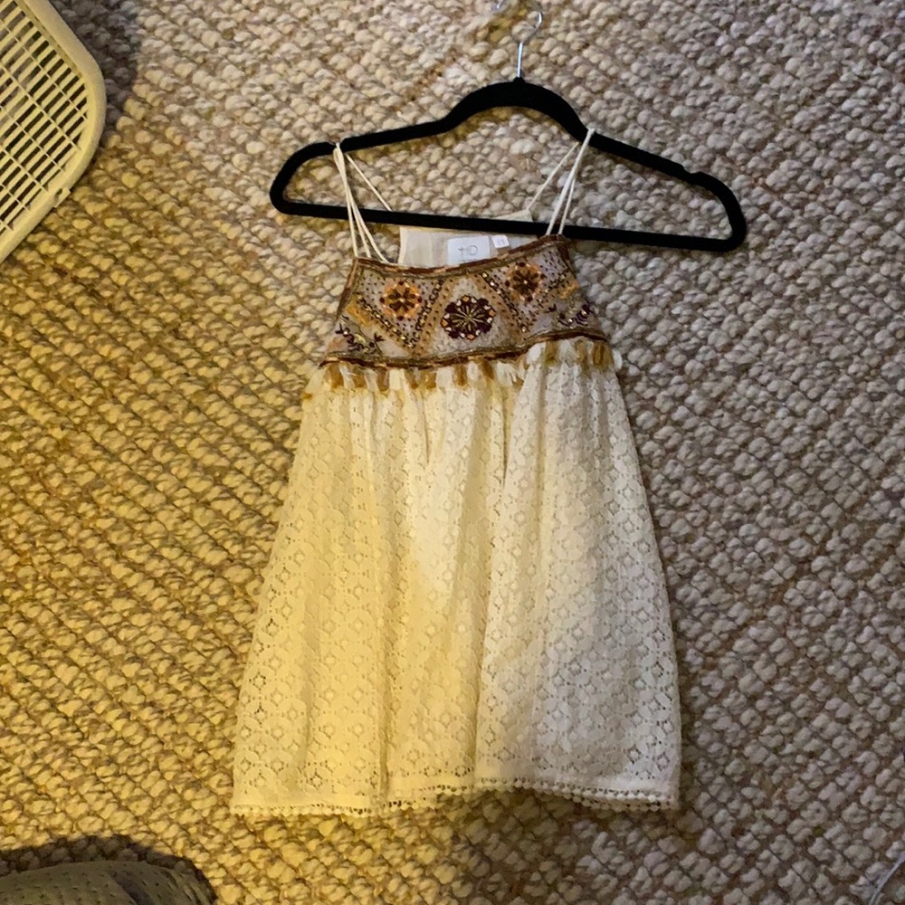 White tank top
